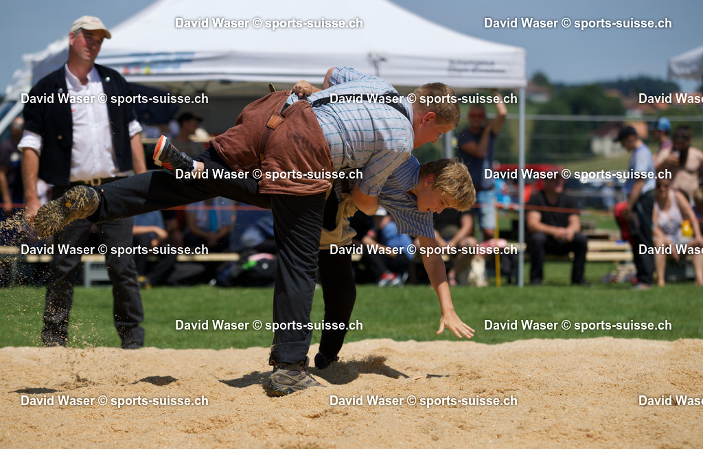 Grossmann Alo_s (2009) - Wittwer Len (2009) _ La F_te Cantonale Fribourgeoise des Espoirs le dimanche 3 juillet 2022_ ((Potos EdelweissPoint_ Waser David) | sports-suisse.ch