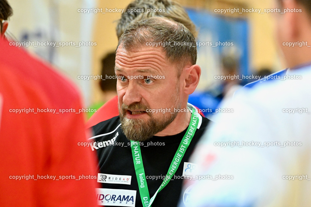 SC Ferlach vs. ALPLA HC Hard 2.3.2024 | Headcoach HC Hard JONSSON Hannes Jon, SC Ferlach vs. ALPLA HC Hard 2.3.2024, SC Ferlach vs. ALPLA HC Hard am 02.03.2024 in Ferlach (Ballspielhalle Ferlach), Austria, (Photo by Bernd Stefan)