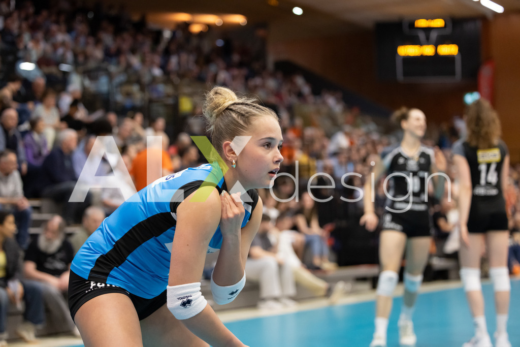 Volleyball I Frauen I Saison 2025-2026 I Volleyball NLA | Women I  Playoffs Finals 1/5 I viteos NUC - VC Kanti Schaffhausen I 06.04.2026 | 2 Kimi Schnegg (CH) (VC Kanti Schaffhausen) – Libera - Realisiert mit Pictrs.com