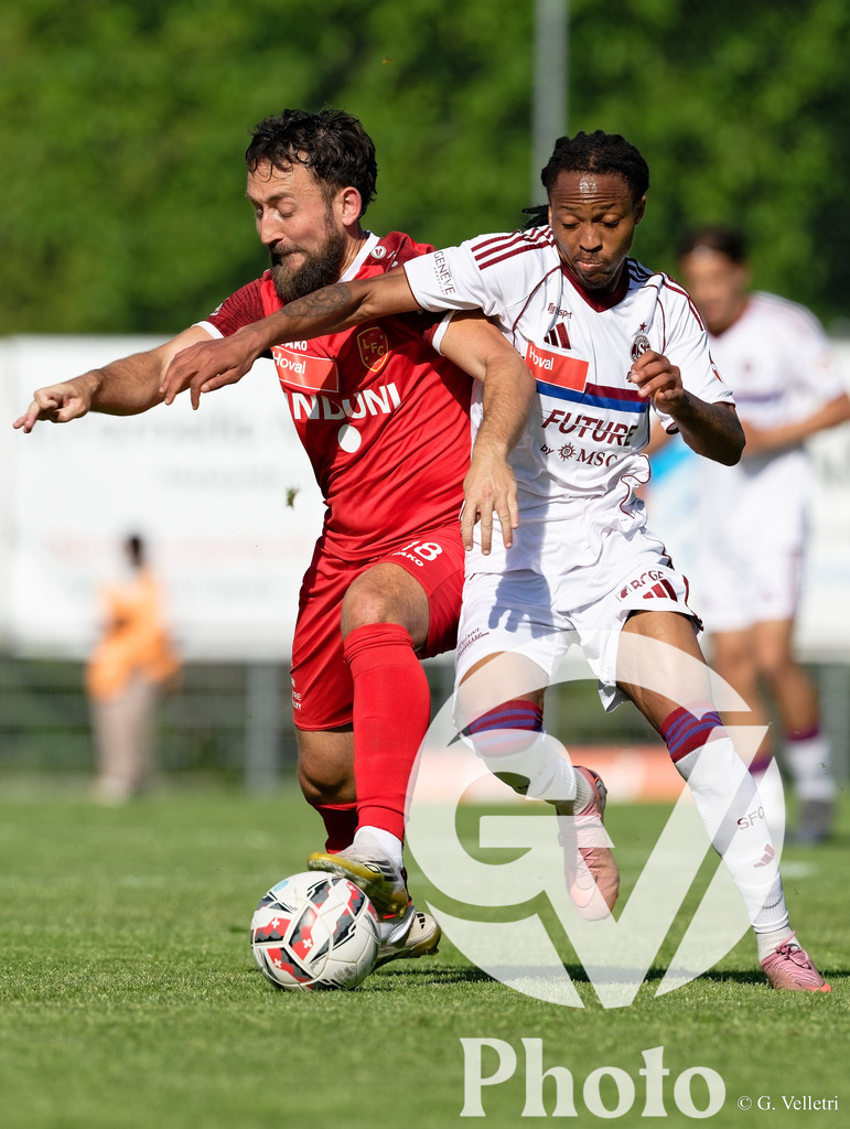 Lancy FC  v Servette FC M-21  - 1ere ligue Classic  | Geneva, Switzerland - April 25 : during the 1ere ligue Classic  match between Lancy FC  and Servette FC M-21  at Stade de Marignac on April 25 , 2026 in Geneva, Switzerland.