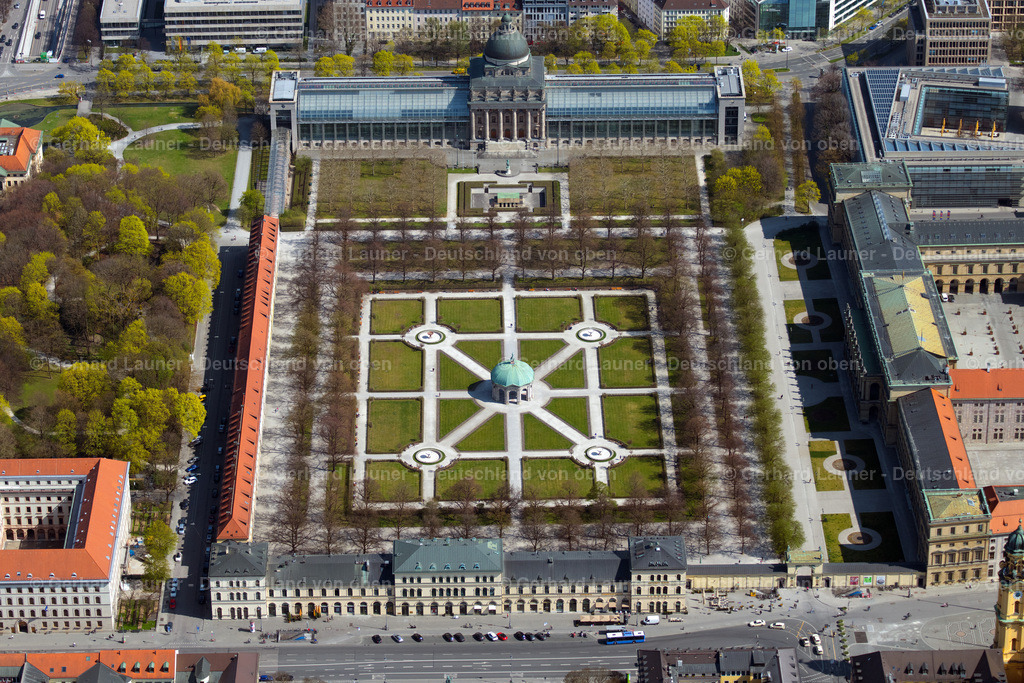 4021895 | Hofgarten und Bayerische Staatskanzlei, München im Bundesland Bayern