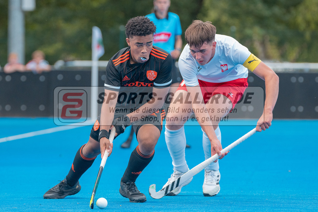 HK_20230710_100553 | Euro Hockey MU18 Netherland - Poland Championship Girls &amp; Boys am 10.7.2023 CHTC , Krefeld ,
