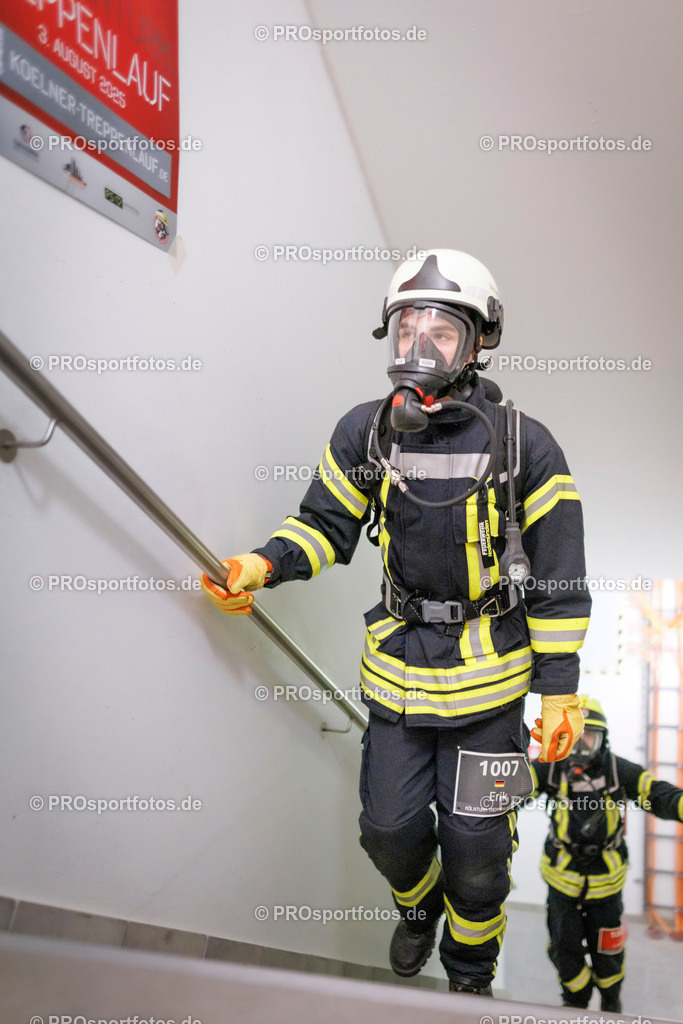 KölnTurm Treppenlauf; Köln, 03.08.2025 | Impressionen vom KölnTurm Treppenlauf am 03.08.2025 in Köln (Nordrhein-Westfalen). 