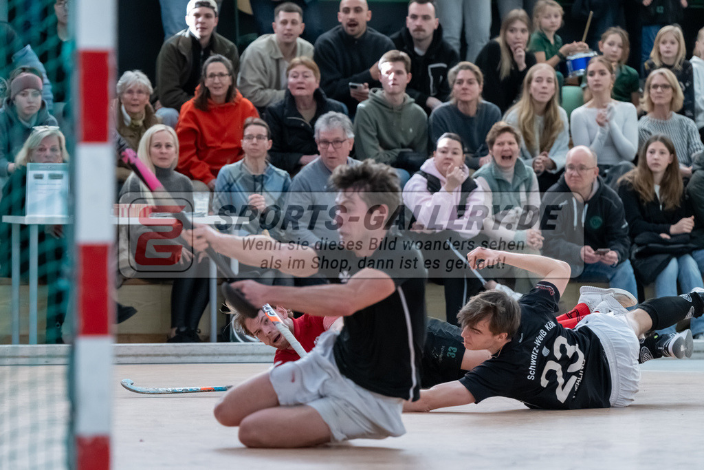 HK_20250202_102463 | 2. Bundesliga Halle Herren Club Raffelberg - Schwarz Weiss Köln am 2.2.2025 Halle am Raffelberg, Duisburg ,