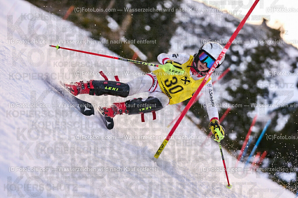 ALP2834_NWC-OAC-Slalom-II DG-I_Hochkar_Luschnik Valentin | (C)FotoLois.com, Alois Spandl, NWC+OAC-Schüler-Slalom 1 auf dem Hochkar, Sa 7. Jänner 2023.