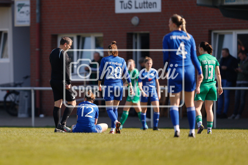 Fußball I Frauen I Saison 2025-2026 I Oberliga Niedersachsen I 17. Spieltag I TuS Lutten - BW Hollage-60 | realhellocedii - Realisiert mit Pictrs.com