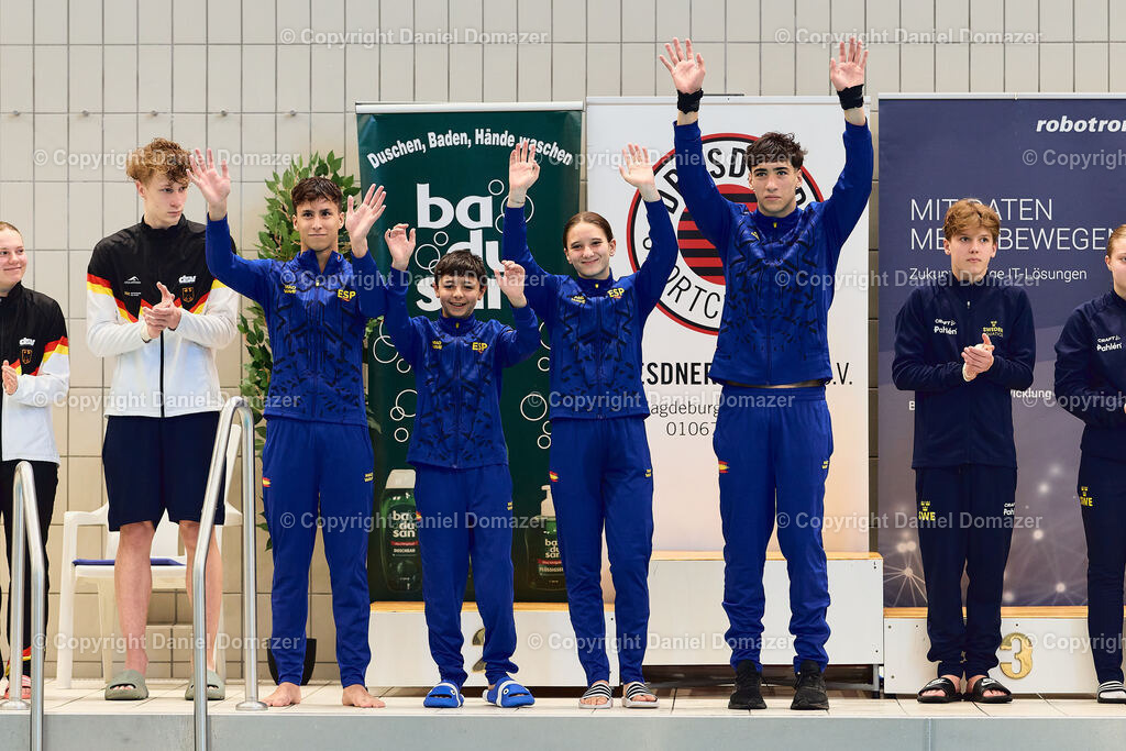 International Youth Diving Meet 2026 | Day 1 of 5 | International Youth Diving Meet 2026| Day 1 of 5 | 22.04.2026 | Youth diving competition featuring 1m and 3m springboard and platform at the Schwimmsportkomplex Freiberger Platz in Dresden.@ Domazer Photography - Realisiert mit Pictrs.com