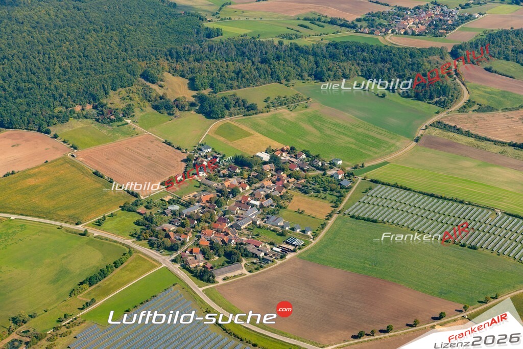 Geschenkidee Breitenau bei Obernzenn -Die Luftbildaufnahme wurde 2025 vom UL-Flugzeug heraus erstellt ( keine Drohne ) - Hochauflösende Luftaufnahme -Nicht vergleichbar mit Google Maps oder Satelittenbilder- Die Geschenkidee !Mit Lizenz und Bildrechte bestellbar