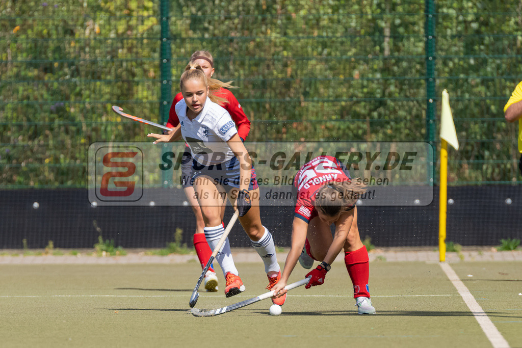 HK_20220903_109563 | 1. Bundesliga Damen Düsseldorfer HC - Berliner HC am 3.9.2022 DHC Düsseldorf, Düsseldorf , Pahlia Arnold ( Berliner HC #25 )