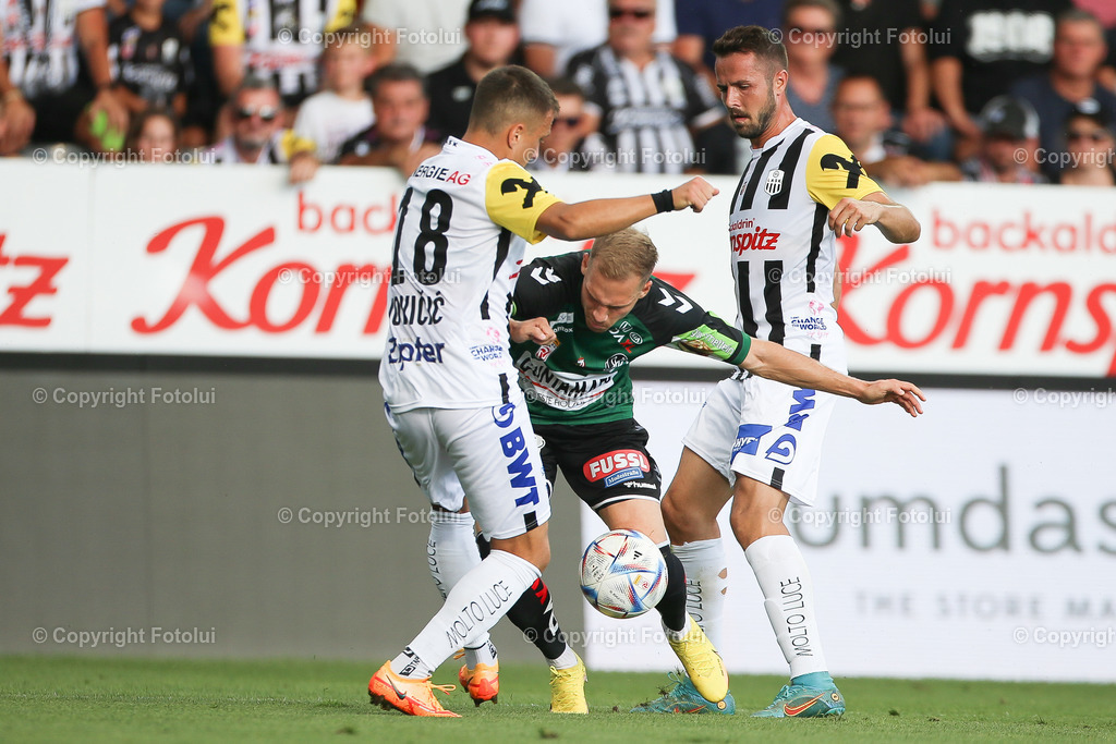 A_LUI_20220904_0020 | SPORT FUSSBALL ADMIRAL BUNDESLIGA  LASK VS RIED

IM BILD: Christoph Monschein (Ried), Branko Jovicic (LASK), Rene Renner (LASK)


FOTO:FOTOLUI/UW