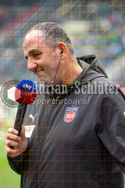 04.04.2026, GER, Fussball, Herren, 1. BL, Saison 2025/2026, Borussia Mönchengladbach - 1. FC Heidenheim | Trainer Frank Schmidt (Heidenheim) im Interview 