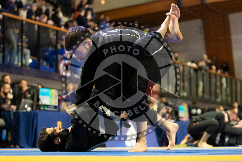 20240119PBB0518 | Fighters compete during the IBJJF European Championship in Paris, France, on January 19, 2024.