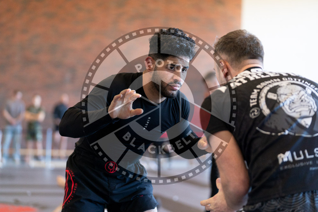20250329PBB4097 | Fighters compete during the International Luta Livre (ILLCS) Germany IX Spring 2025 Competition spring on March 29, 2025 in Hannover, Germany.© Chiara Dazi