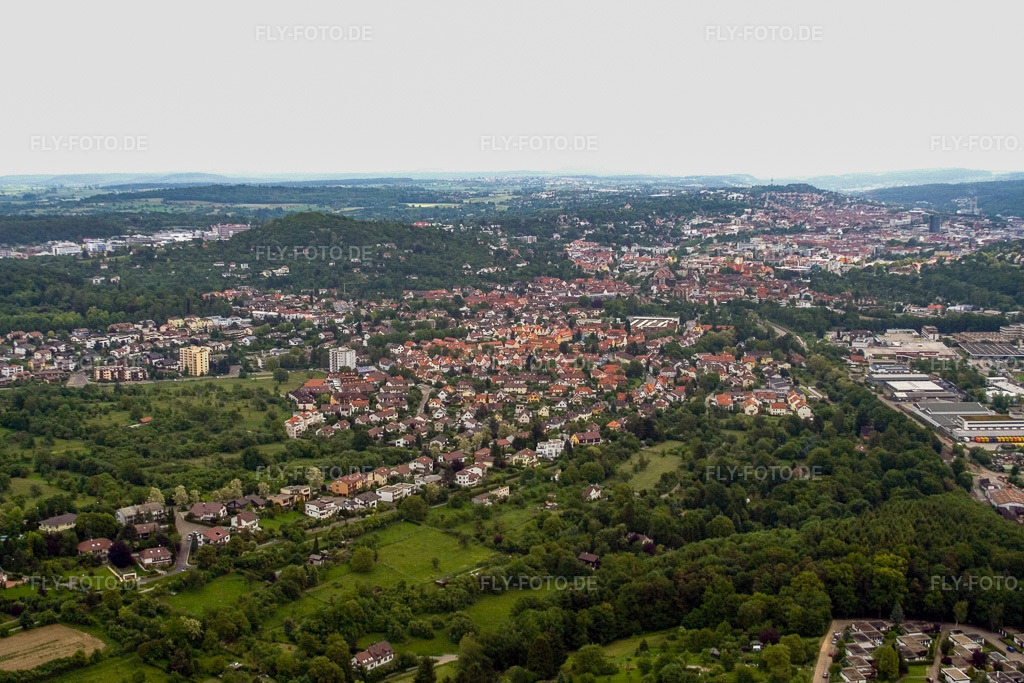 Luftbild: Ortsansicht von Westen im Ortsteil Brötzingen in Pforzheim im Bundesland Baden-Württemberg in Deutschland. Foto: IMG_2512.jpg vom 05.06.2006 durch Werner Riehm/FLY-FOTO.de