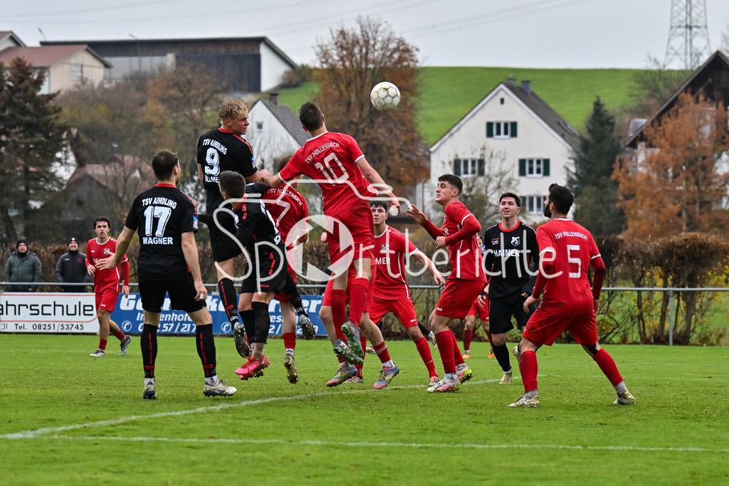 TSV Hollenbach - TSV Aindling | Aindling 9 erzielt den Treffer zum 1-4