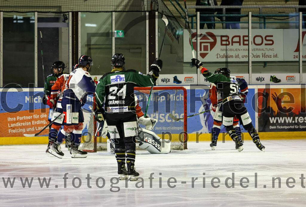 2022-10-23_020_TSV_Erding_gegen_ESC_Kempten | Erding, Deutschland, 23.10.2022:
Eishockey, Bayernliga 2022 / 2023, 7. Spieltag, TSV Erding gegen ESC Kempten, Endergebnis: 

Foto: Christian Riedel / fotografie-riedel.net