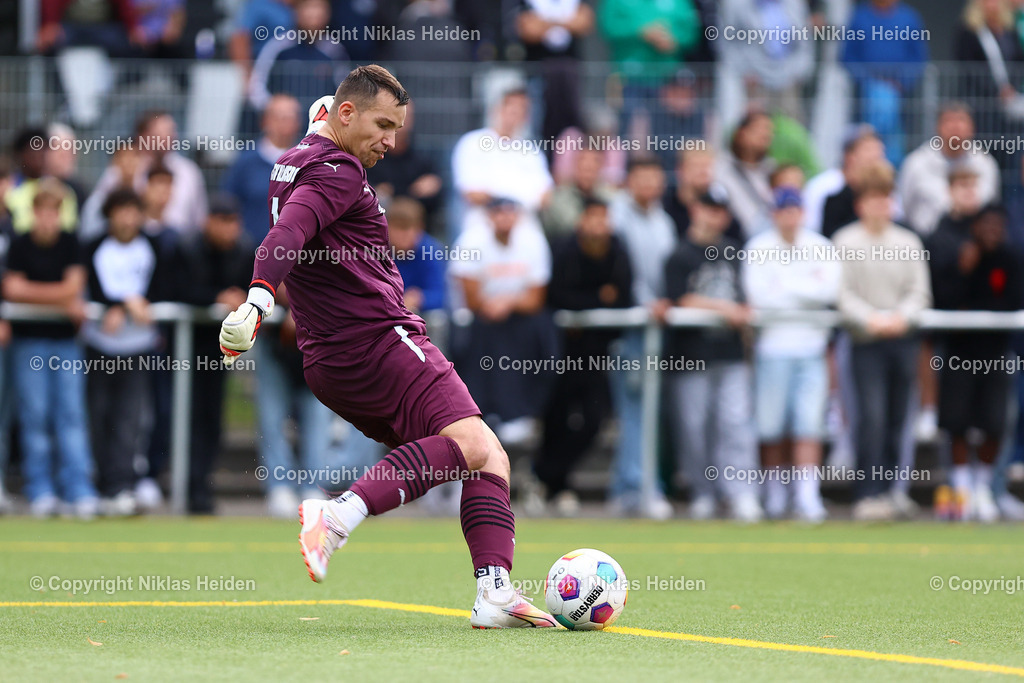 NH_TSVKlausdorf_FCKiliaKiel_KreispokalKFVKiel_23072025 | #1 Christian Gutsmann (TSV Klausdorf)Fußball I Herren I Kreispokal KFV Kiel I Saison 2025-2026  I Viertelfinale I TSV Klausdorf - FC Kilia Kiel I 23.07.2025 I Aubrook Platz B