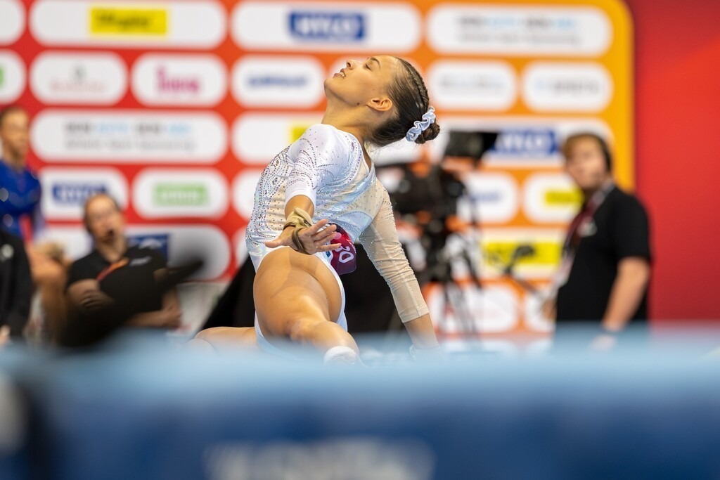 DM Finals 2026; Gerätfinals Frauen Boden | DM Finals 2026; Gerätfinals Frauen Boden***Jessica Schlegel bei ihrer Übung - Realisiert mit Pictrs.com