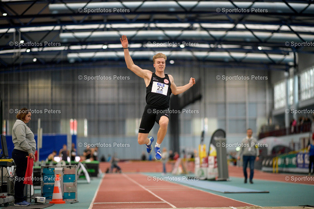 250208_xkaix_DM Mehrkampf_3 | 08.02.2025, xkaix, Leichtathletik 20. Deutsche Meisterschaften, Mehrkampf Halle v.l. Bjarne Gebhardt (Eintracht Frankfurt e.V.) - Realisiert mit Pictrs.com
