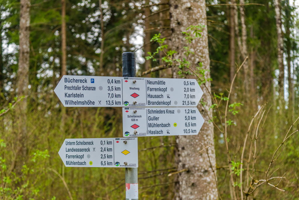 Wegweiser | Wegweiser auf der Scheibeneck - Realisiert mit Pictrs.com