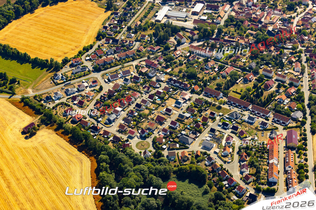 Das Luftbild der Stadt Magdala wurde 2022 vom Flugzeug heraus erstellt (keine Drohnen-Aufnahmen) Aufnahmehöhe ca.450 Meter- hohe Bildauflösung und Druck-Qualität. Garantiert!