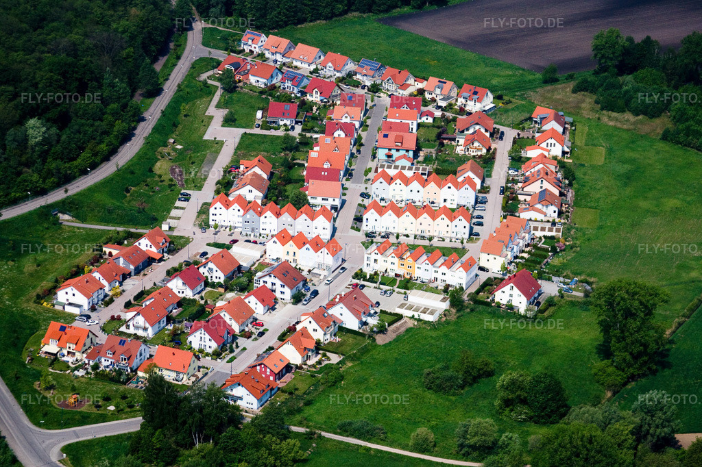 Luftbild: Wörth am Rhein, Neubaugebiet in Wörth am Rhein im Bundesland Rheinland-Pfalz in Deutschland. Foto: IMG_18202.jpg vom 03.05.2009 durch Werner Riehm/FLY-FOTO.de
