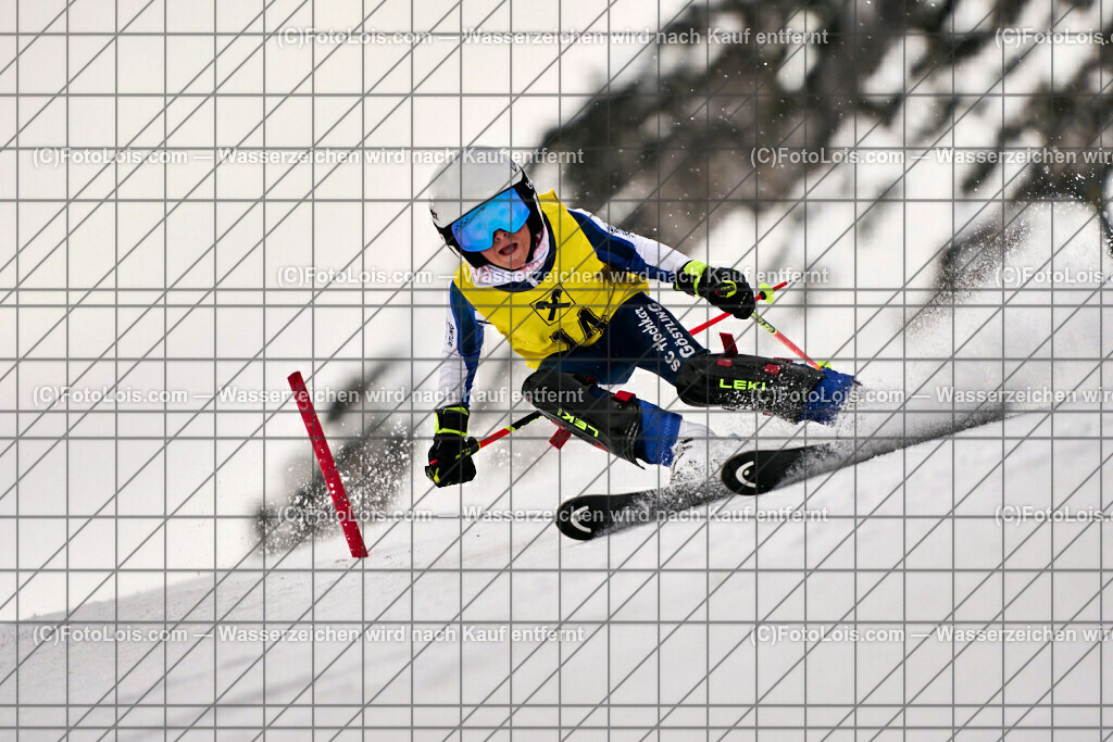 ALP7762_NOe-Kinder-LM_SL-I_Hochkar_Loebersorg Paul | (C)FotoLois.com, Alois Spandl. NÖ Kinder-Landesmeisterschaft, SLALOM im Draxlerloch am Hochkar, erster Lauf, So 18. Februar 2024.