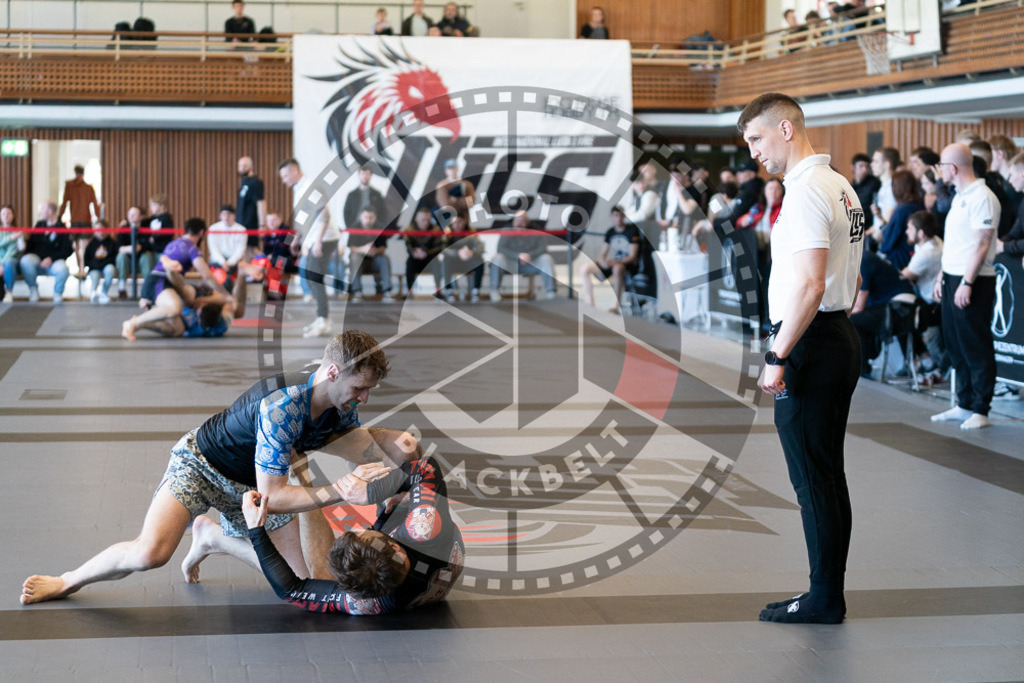 20250329PBB2137 | Fighters compete during the International Luta Livre (ILLCS) Germany IX Spring 2025 Competition spring on March 29, 2025 in Hannover, Germany.© Chiara Dazi