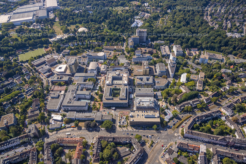 Essen220807243 | Luftbild, Universitätsklinikum Essen, Essen-Holsterhausen, Essen, Ruhrgebiet, Nordrhein-Westfalen, Deutschland