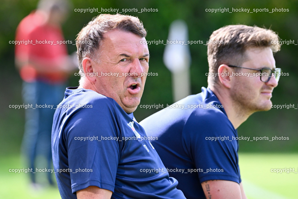 ASKÖ Köttmannsdorf vs. Union Matrei | Asisstentcoach Union Matrei Harald Panzl, Headcoach UNION Matrei Christoph Bernsteiner, ASKÖ Köttmannsdorf vs. Union Matrei, ASKÖ Köttmannsdorf vs. Union Matrei am 13.09.2025 in Köttmannsdorf (Sportplatz Köttmannsdorf), Austria, (Photo by Bernd Stefan)