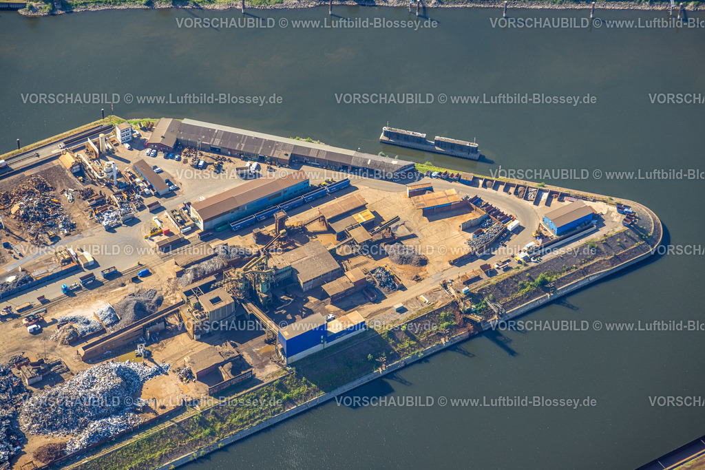 Duisburg230706413 | Luftbild, Duisburger Hafen, Schrottinsel, Ruhrort, Duisburg, Ruhrgebiet, Nordrhein-Westfalen, Deutschland