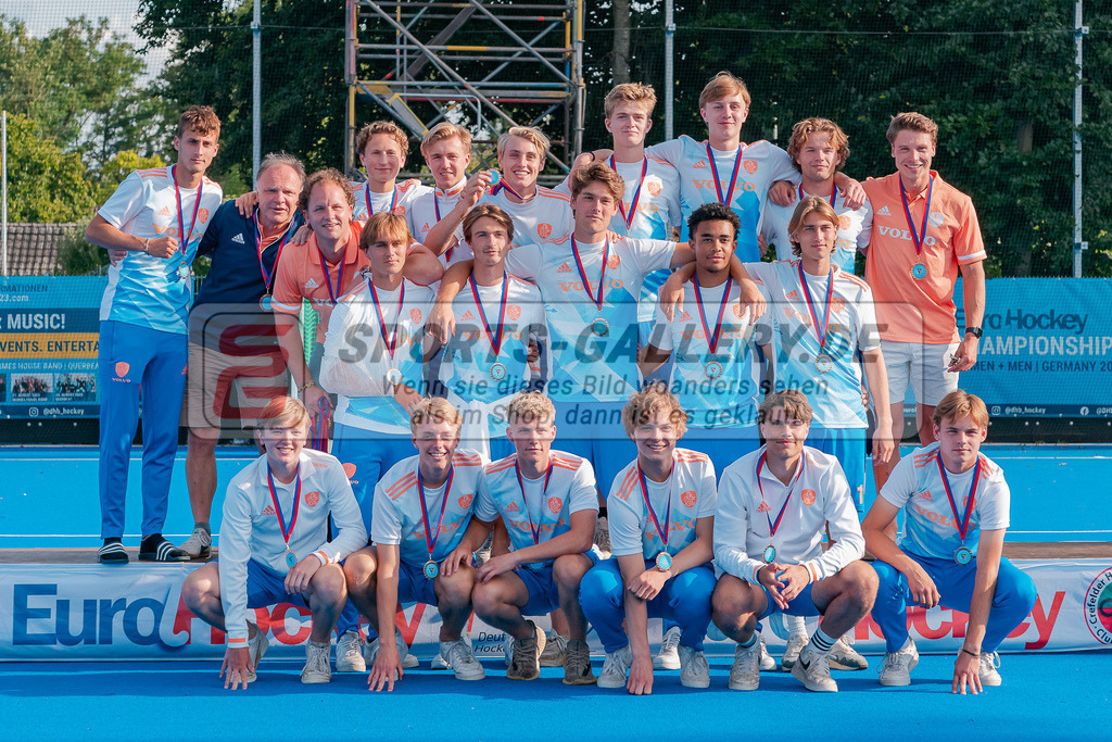 HK_20230716_902522 | Euro Hockey WU18 Siegerehrungen Championship Girls &amp; Boys am 16.7.2023 CHTC , Krefeld ,
