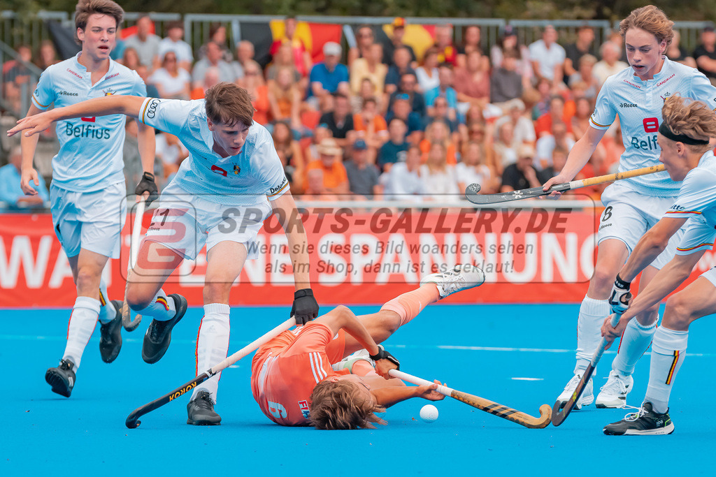 HK_20230715_102234 | Euro Hockey MU18 SF1 Belgium vs Netherlands  Championship Girls &amp; Boys am 15.7.2023 CHTC , Krefeld ,