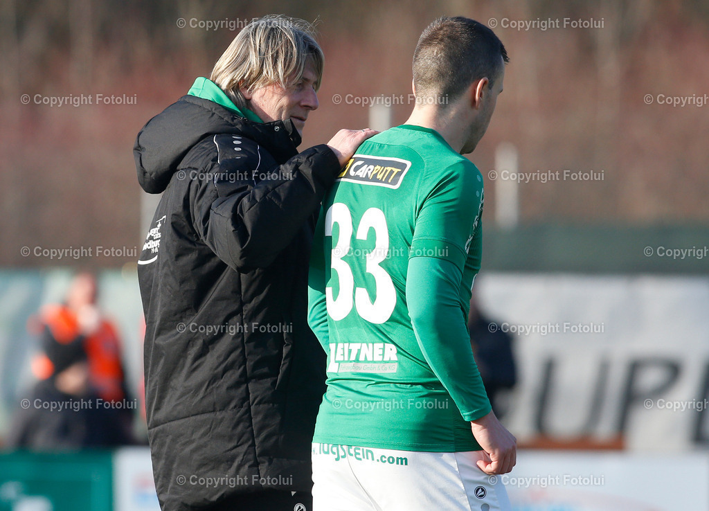 A_LUI_04032023_26 | SPORT,FUSSBALL LT1 OOE LIGA 2023 ASKOE OEDT-SC LUGSTEIN CABS FRIEDBURG 04.03.2023 
IM BILD: TRAINER FRANZ AIGNER (FRIEDBURG) FOTO:FOTOLUI