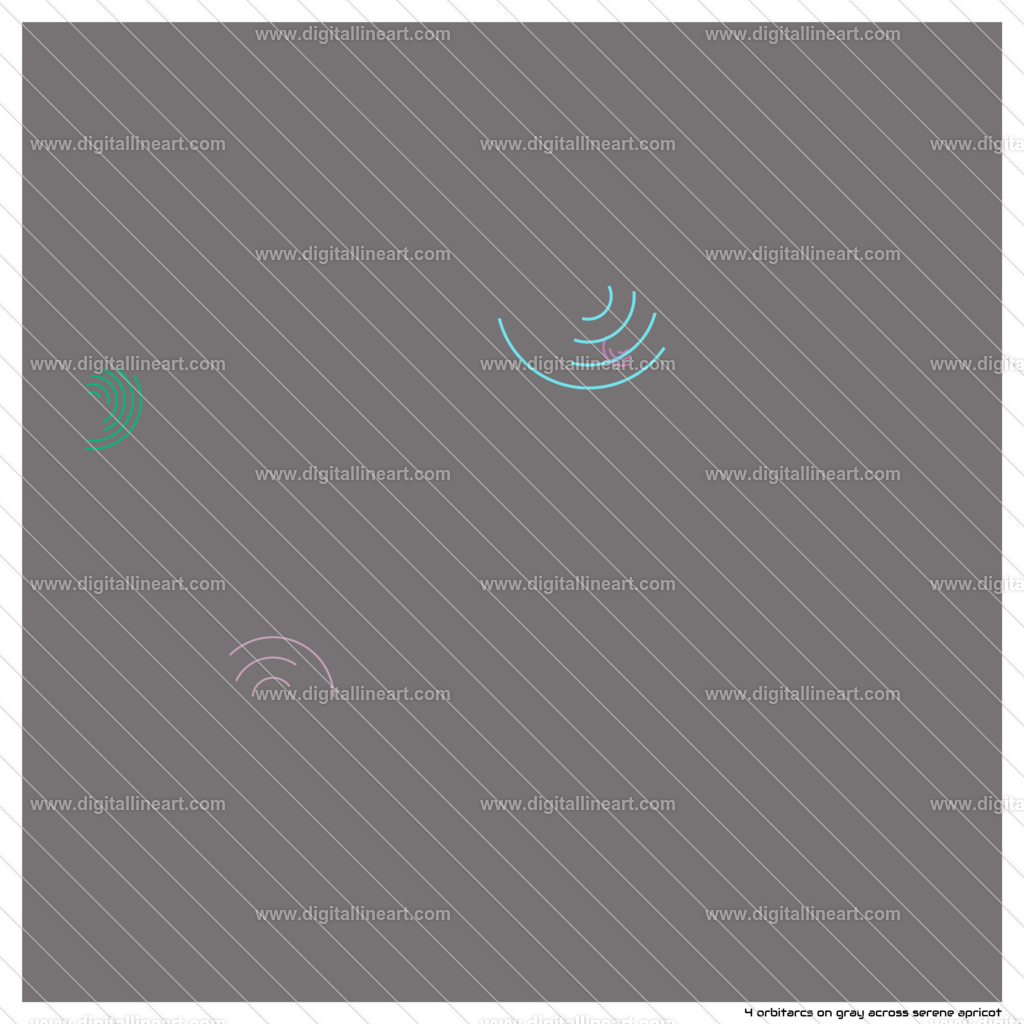 4-orbitarcs-gray-across-serene-apricot | digitallineart - Realisiert mit Pictrs.com