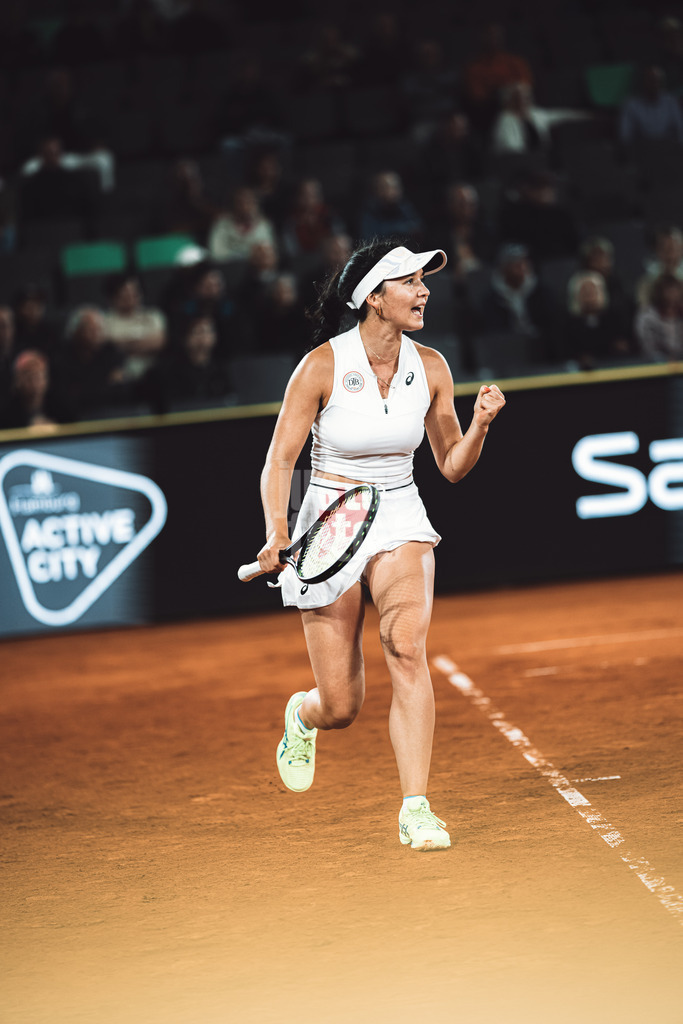 Tennis | Frauen | WTA Tour 250 | European Open Hamburg | Panna Udvardy (HUN) vs. Eva Lys (GER) | 26.07.2023 | Eva Lys (GER) jubelt