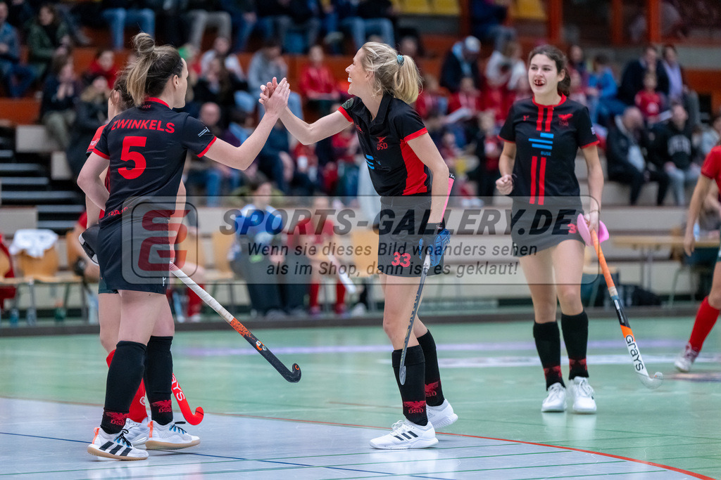 HK_20241214_100070 | 2. Bundesliga Halle Damen Crefelder HTC - DSD Düsseldorf am 14.12.2024 Halle Glockenpitz, Krefeld ,