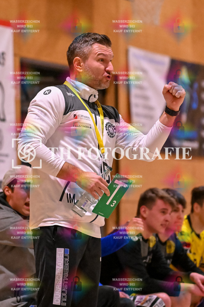 GER, SG Maulburg/Steinen - SG Koendringen/Teningen 2, Handball, Landesliga, 21. Spieltag, Saison 2023/2024, 23.03.2024 | Ivan Minarevic (SG Koendringen/Teningen 2, Trainer)

GER, SG Maulburg/Steinen - SG Koendringen/Teningen 2, Handball, Landesliga, 21. Spieltag, Saison 2023/2024, 23.03.2024

Foto: TH Fotografie/Thomas Hess