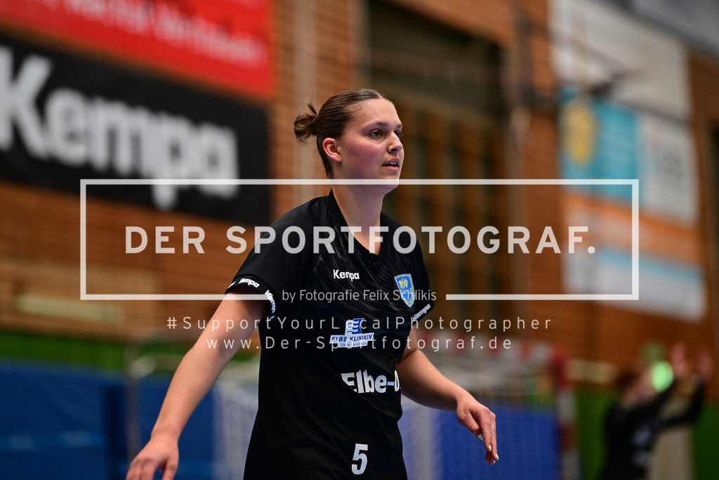 Handball I Frauen I Saison 2024-2025 I 1. HBF I Play-Down Halbfinale I Buxtehuder SV - BSV Sachsen Zwickau I 68563 | Maj Nielsen (5, Buxtehuder Sportverein) - Realisiert mit Pictrs.com