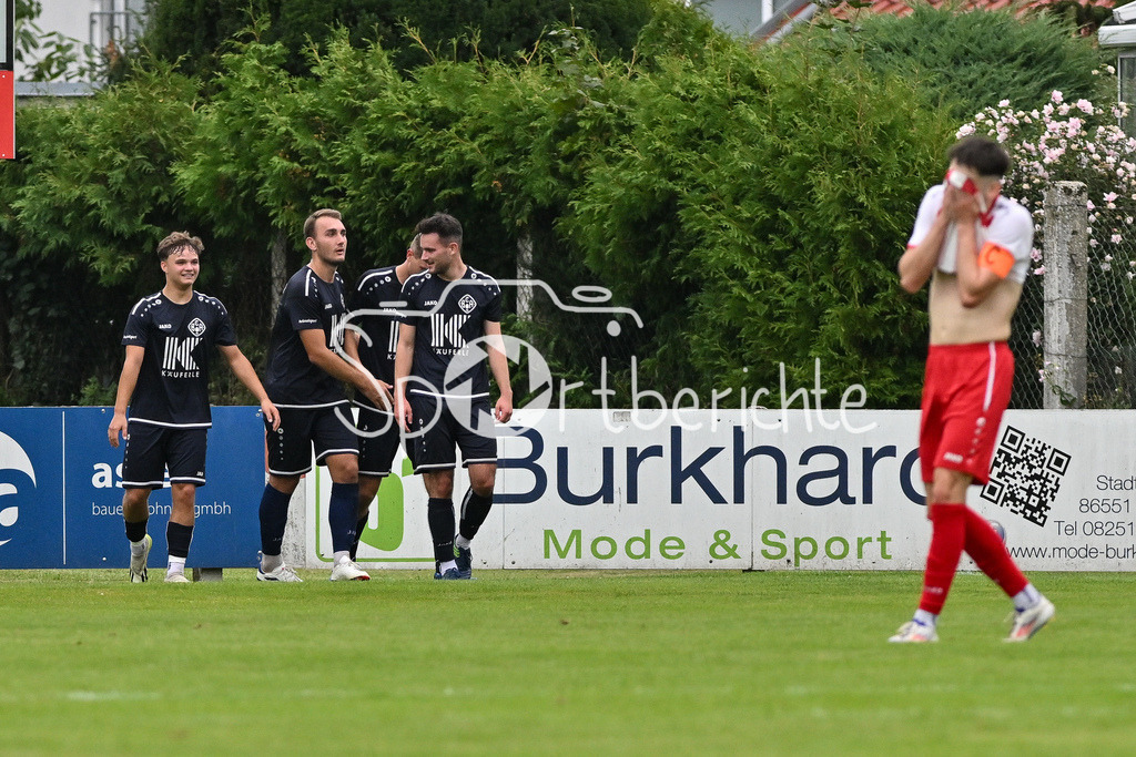 BC Aichach - FC Affing | Jubel nach 1-0 durch BC Aichach #14