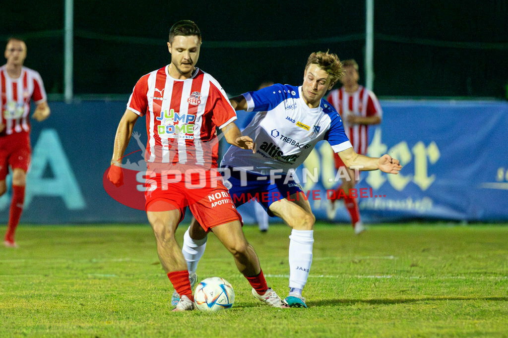 FC KAC - SK Treibach 2-2, Kärntner Liga | Alexander Kerhe (SK Treibach #13)  FC KAC - SK Treibach 2-2 am 25.08.2023 in Klagenfurt
(Sportplatz KAC), Austria, (Photo by Ernst Krawagner sport-fan.at) - Realisiert mit Pictrs.com