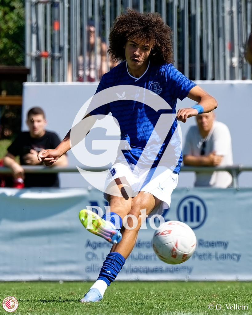 GenevaCup Semi-Final - Everton FC v RC Deportivo | during the GenevaCup Semi-Final match between Everton FC and RC Deportivo at Stade des Arberes in Meyrin, Switzerland