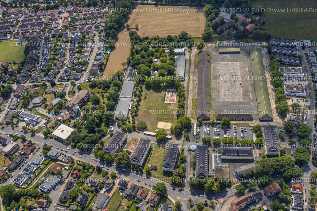 Hamm250702162Uentrop-2 | Luftbild, Bundesverwaltungsamt Hamm, Zentrale Unterbringungseinrichtung für Flüchtlinge (ZUE),  Sankt-Georgs-Platz, Uentrop, Hamm, Ruhrgebiet, Nordrhein-Westfalen, Deutschland