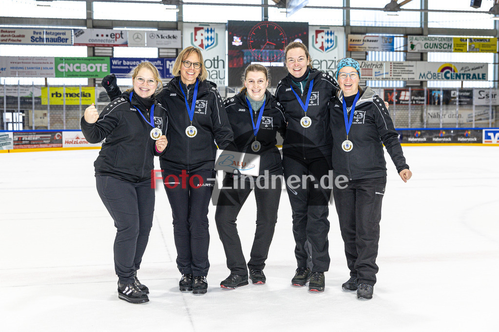 Europacup 2025 Winter Damen/Herren Finaltag  20251123 | Europacup 2025 Winter Damen/Herren Finaltag, , 20251123,,2025-11-23 in Peiting (Eisstadion Peiting), Franziska LINDNER, Ulrike LACHENMAYER, Leonie BICHLER, Christina DRECHSLER, Sabine HIPPCopyright: WolfgangxLindner www.foto-lindner.de