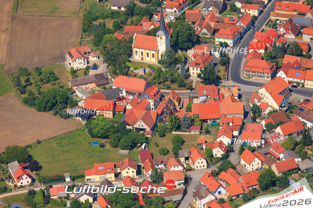 Luftbild von Gossmansdorf  - Luftaufnahme wurde 2015 von https://frankenair.de mittels Flugzeug (keine Drohne) erstellt - die Geschenkidee