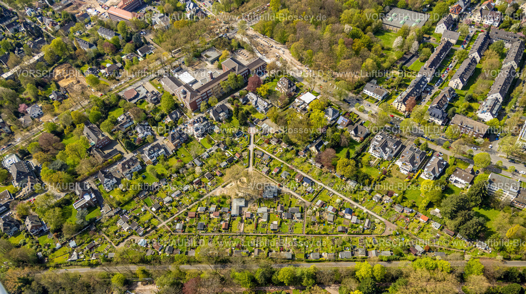 Bochum230404081 | Luftbild, Kleingartenverein Ehrenfeld, Schiller-Schule Bochum, Wiemelhausen, Bochum, Ruhrgebiet, Nordrhein-Westfalen, Deutschland