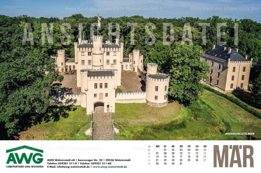 Luftbild Kalender Magdeburg Sachsen Anhalt Letzlingen | Beispiele Firmenkalender individuell mit eigenem Logo - Realisiert mit Pictrs.com