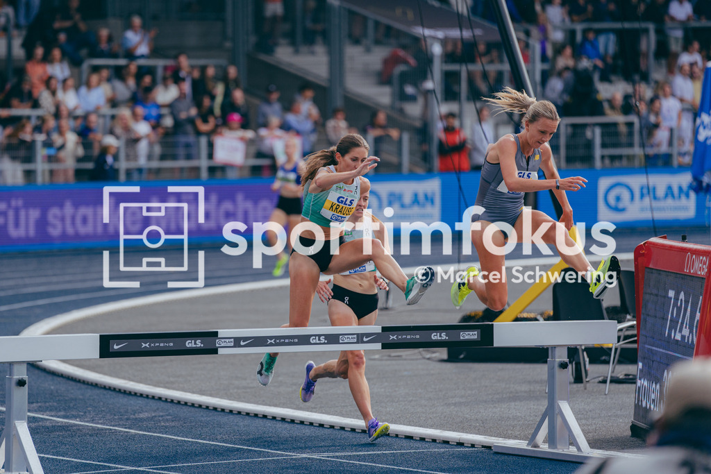Deutsche Meisterschaften der Frauen und Männer 2026 | Gesa Felicitas Krause, Silvesterlauf Trier, 3000 Meter Hindernis, finale, Deutsche Meisterschaften der Frauen und Männer 2026, Lohrheidestadion Bochum-Wattenscheid, 26.07.2026. Foto: Marcel Schwering / sportimfokus - Realisiert mit Pictrs.com