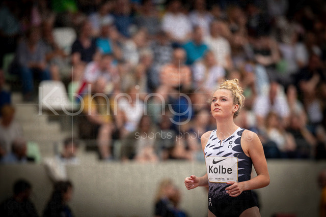 Golden Oval; Dresden, 31.05.2026 | DRESDEN , GERMANY - MAY 31:  Smilla Kolbe (GER / Germany) during the Golden Oval Continental Tour Silver meeting on May 31, 2026 at Heinz-Steyer-Stadion in Dresden, Saxony, Germany.
