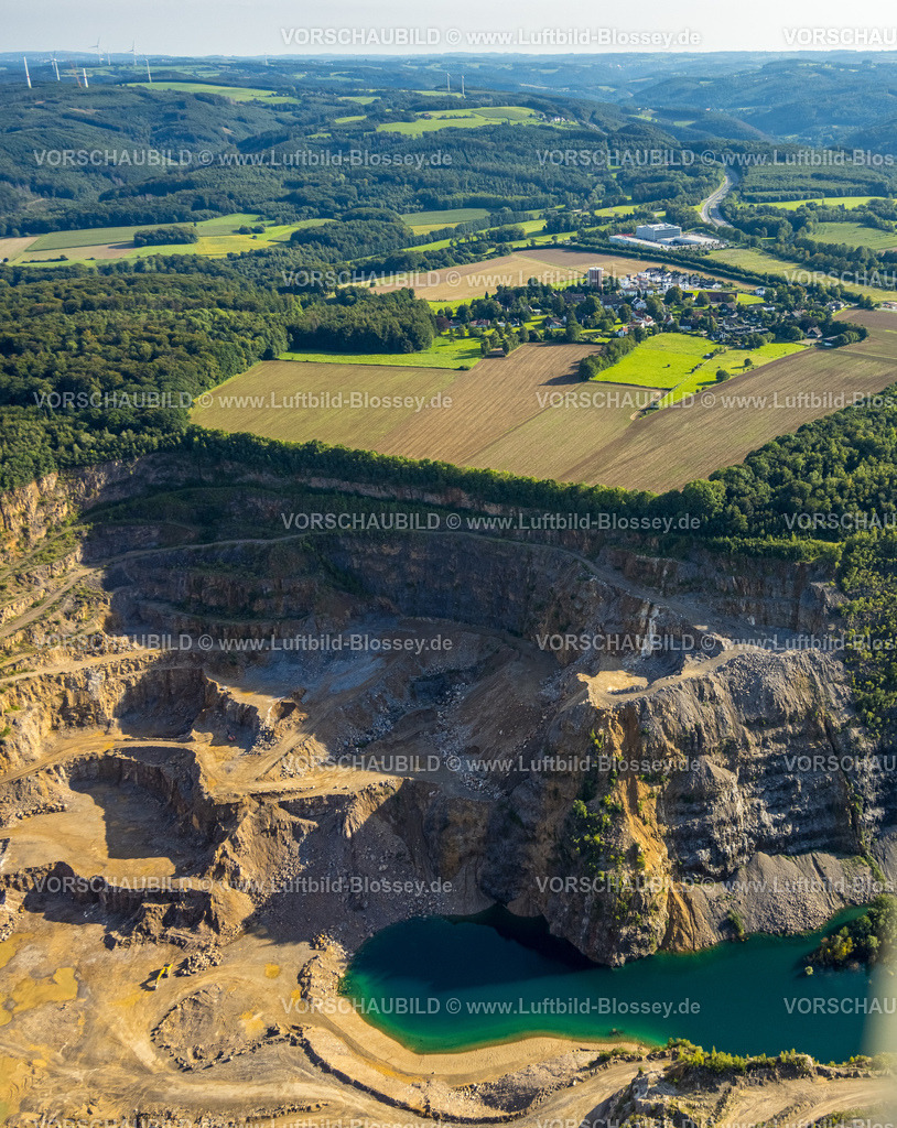 Hagen230902904 | Luftbild, Donnerkuhle Steinbruch, Lennetal, Hagen, Ruhrgebiet, Nordrhein-Westfalen, Deutschland